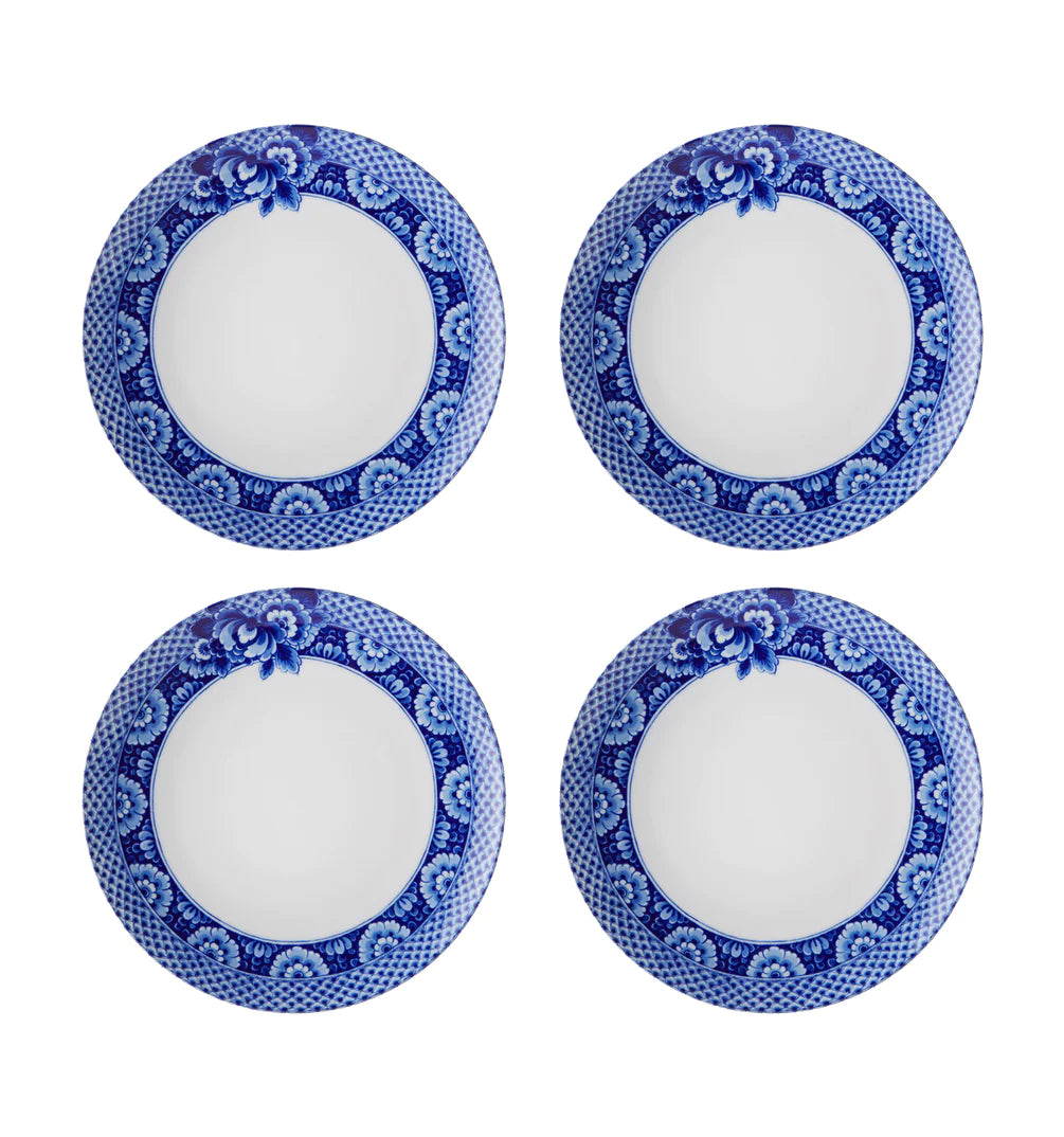 Vista Alegre Blue Ming Dinner Plates, Set of 4