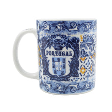 Load image into Gallery viewer, Portuguese Ceramic Tile Azulejo Coffee Mug Souvenir - Various Designs
