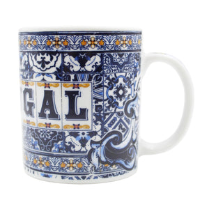 Portuguese Ceramic Tile Azulejo Coffee Mug Souvenir - Various Designs