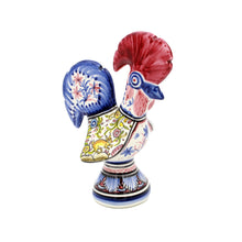 Load image into Gallery viewer, Coimbra Ceramics Hand-painted Decorative Rooster XVII Cent Recreation #300-3
