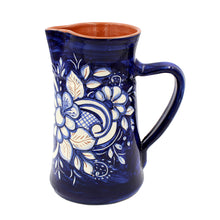Load image into Gallery viewer, Hand-painted Portuguese Pottery Clay Terracotta Sangria Pitcher
