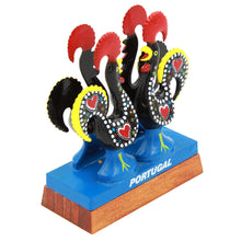 Load image into Gallery viewer, Hand Painted Portuguese Good Luck Barcelos Rooster Plastic Napkin Holder
