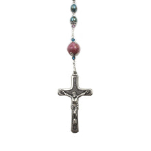 Load image into Gallery viewer, Handmade in Portugal Bohemian Glass Beads Our Lady of Fatima Rosary
