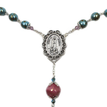 Load image into Gallery viewer, Handmade in Portugal Bohemian Glass Beads Our Lady of Fatima Rosary

