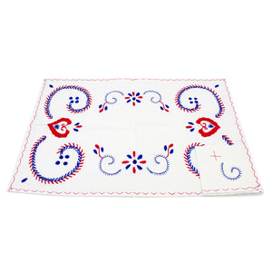 Made in Portugal Hand-embroidered Viana's Placemat With Napkin