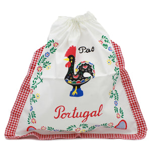 100% Cotton Bread Bag Made in Portugal