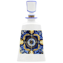 Load image into Gallery viewer, Traditional Portuguese Pottery Ceramic Porcelain Liquor Bottle
