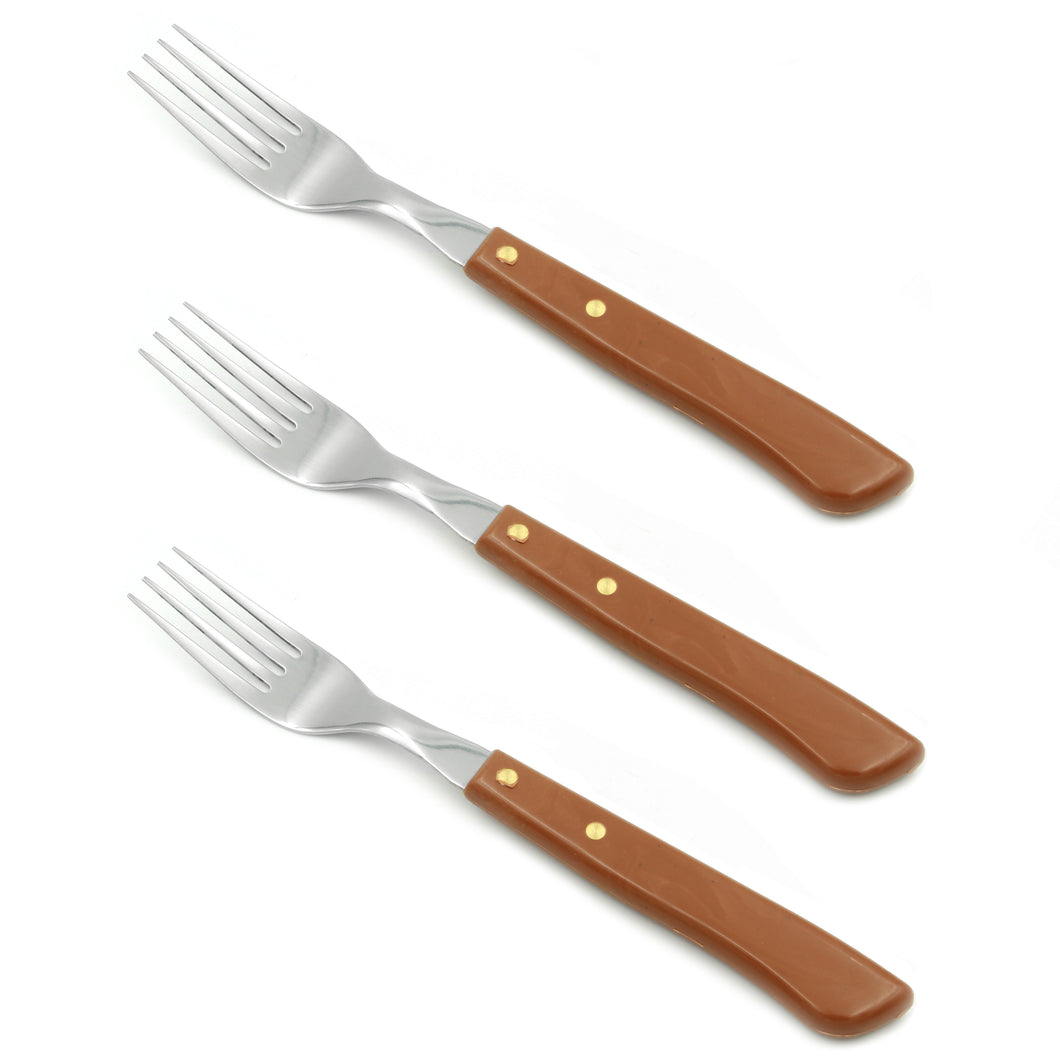 Nicul Stainless Steel Rodizio Steak Forks - Set of 3