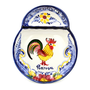 Hand Painted Traditional Portuguese Ceramic Olive Dish #400169