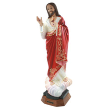 Load image into Gallery viewer, 25&quot; Hand-painted Sacred Heart of Jesus Religious Statue Made in Portugal
