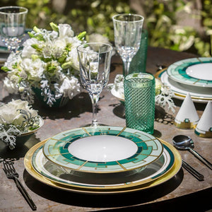 Vista Alegre Emerald Dinner Plate, Set of 4