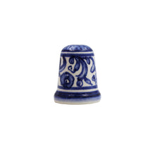 Load image into Gallery viewer, Coimbra Ceramics Hand-painted Decorative Thimble XVII Cent Recreation - Various Designs
