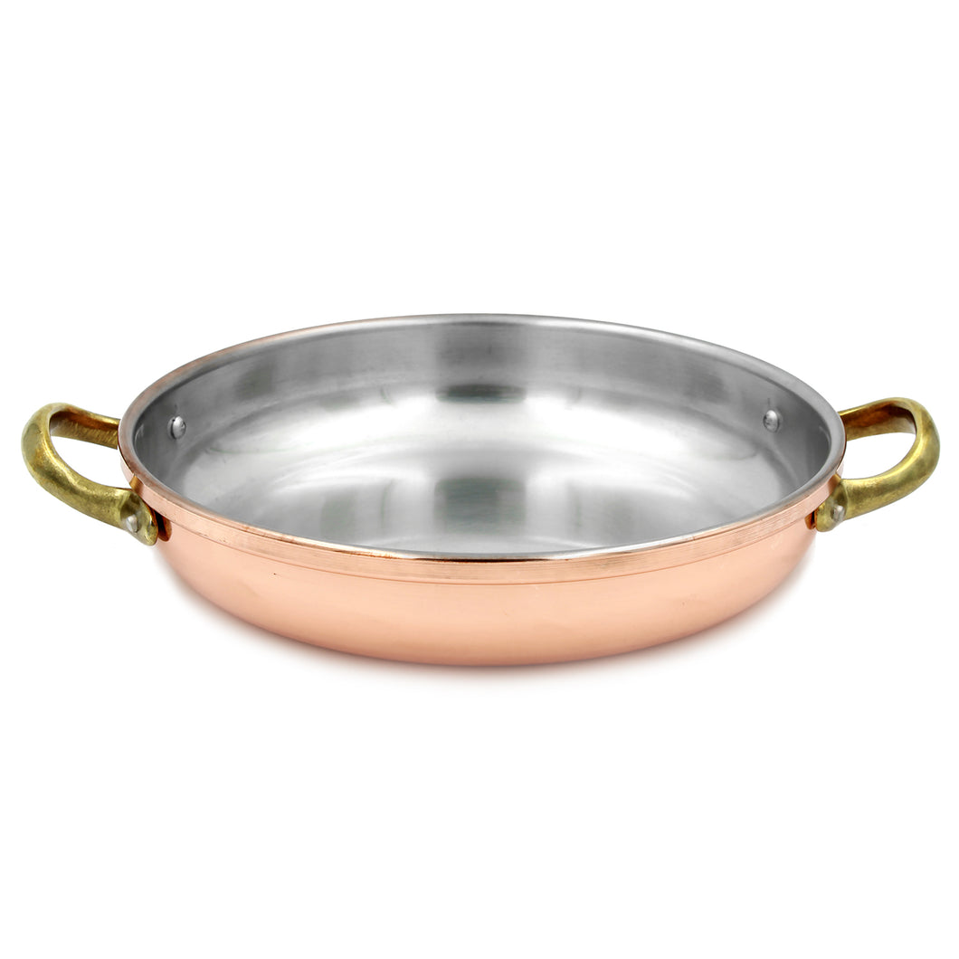 Traditional Copper Frying Pan Made In Portugal