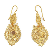 Load image into Gallery viewer, Traditional Portuguese Filigree Costume Queen Earrings
