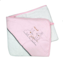 Load image into Gallery viewer, Maiorista 100% Cotton Made in Portugal Baby Bath Bunny Towel - Various Colors
