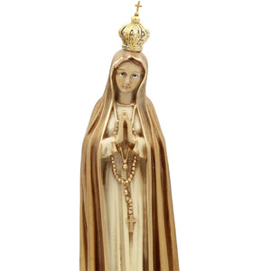 12" Pilgrim Our Lady Of Fatima Statue Made in Portugal #661