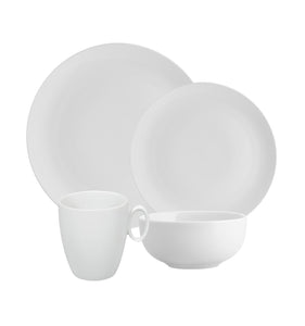 Vista Alegre Broadway White 4 Piece Dinnerware Set