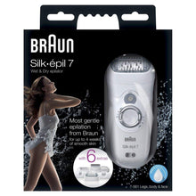 Load image into Gallery viewer, Braun Silk-épil 7 531 Legs and Body Epilator 120/220 Volts

