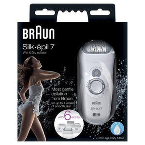 Braun Silk-épil 7 531 Legs and Body Epilator 120/220 Volts