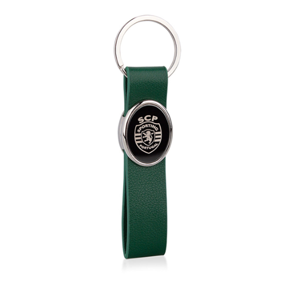 Sporting CP Green Leather Officially Licensed Product Keychain