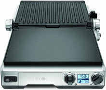 Load image into Gallery viewer, Breville BGR820XL Smart Grill, Electric Countertop Grill, Brushed Stainless Steel
