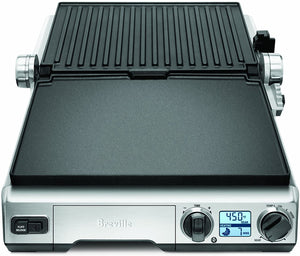 Breville BGR820XL Smart Grill, Electric Countertop Grill, Brushed Stainless Steel