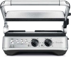 Breville BGR700BSS Sear and Press Countertop Grill, Brushed Stainless Steel