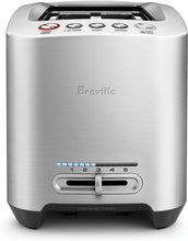 Load image into Gallery viewer, Breville BTA830XL Die-Cast Smart Toaster 4-Slice Long Slot Toaster, Brushed Stainless Steel
