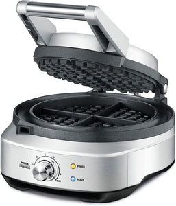 Breville BWM520XL No-Mess Waffle Maker, Brushed Stainless Steel