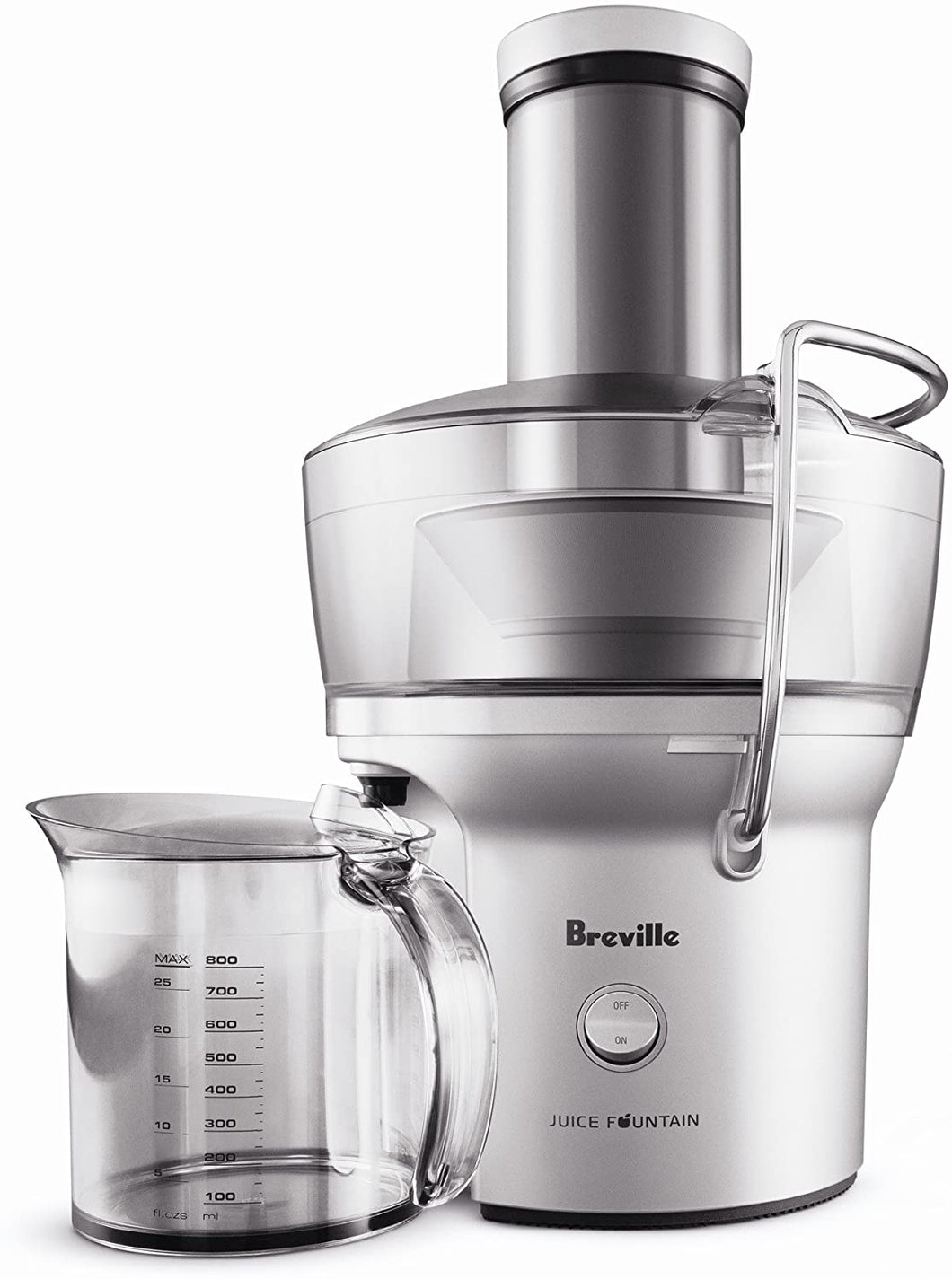 Breville BJE200XL Juice Fountain Compact Juicer, Silver