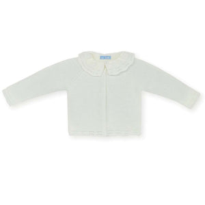 Mac Ilusión Made in Spain Knitted Cream Baby Jacket