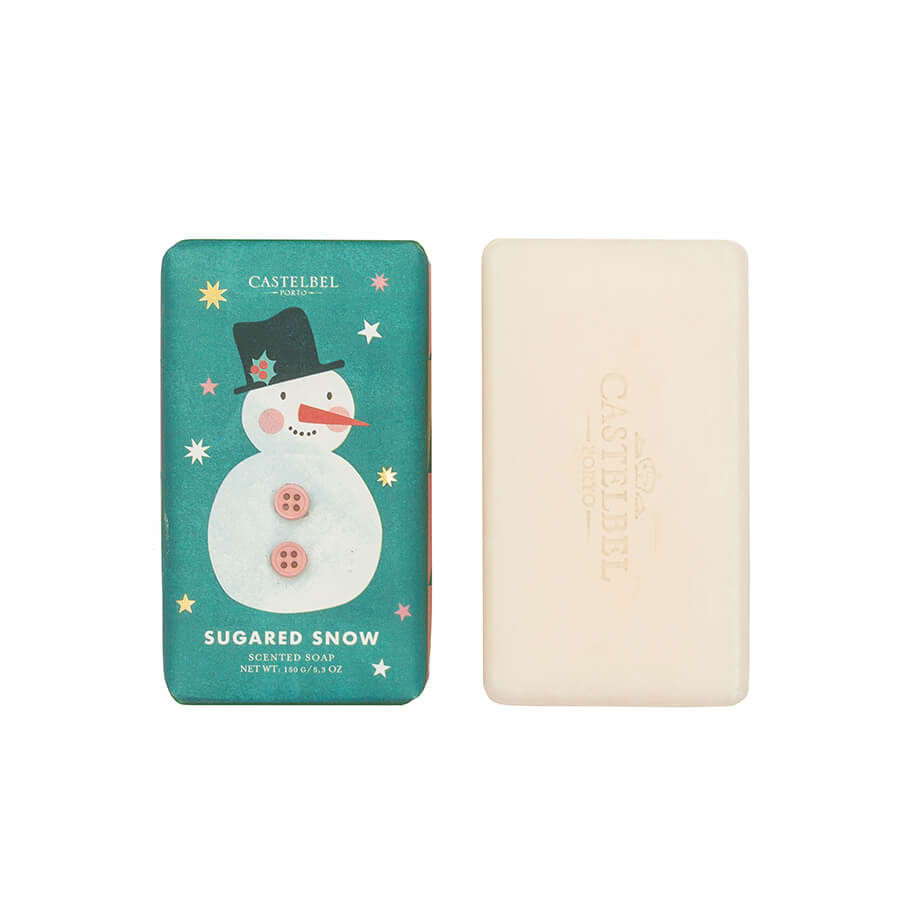 Castelbel Portus Cale Christmas Frosty Xmas Soap 150g Snowman Set of 2
