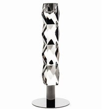 Load image into Gallery viewer, Vista Alegre Crystal Diamanti Candlestick with Metal Foot
