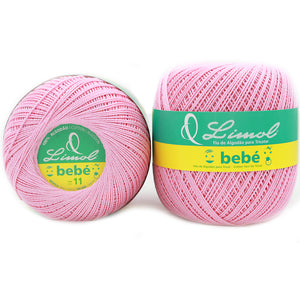 Limol Size 6 Colored 100 Grs 100% Mercerized Crochet Tricot Baby Thread Cotton Ball Set