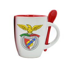 Load image into Gallery viewer, SL Benfica Coffee Mug and Spoon with Gift Box
