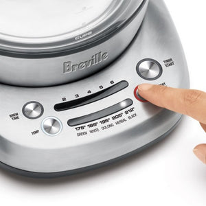 Breville BTM600CLR Smart Tea Infuser Tea Maker, Brushed Stainless Steel