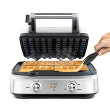Load image into Gallery viewer, Breville BWM604BSS Smart Waffle Maker, Brushed Stainless Steel
