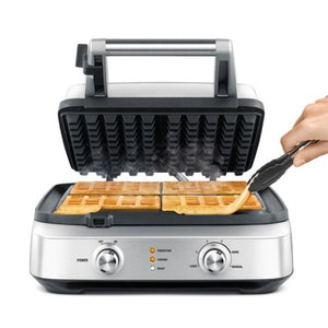 Breville BWM604BSS Smart Waffle Maker, Brushed Stainless Steel