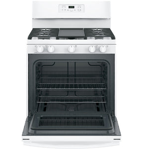 General Electric JGBS66DEKWW 30” White Freestanding Gas Range 220-240 Volts Export Only