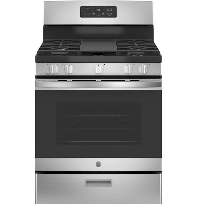 General Electric JGBS66REKSS 30” Stainless Steel Freestanding Gas Range 220-240 Volts Export Only
