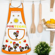 Load image into Gallery viewer, 100% Cotton Traditional Portuguese Rooster Children&#39;s Kitchen Apron - Various Colors
