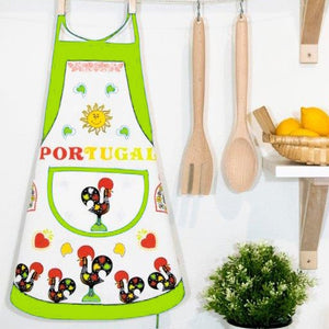 100% Cotton Traditional Portuguese Rooster Children's Kitchen Apron - Various Colors