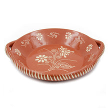 Load image into Gallery viewer, Traditional Portuguese Pottery Terracotta Clay Hand Painted Cooking Dish With Handles
