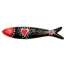 Load image into Gallery viewer, Hand Painted Traditional Portuguese Ceramic Wall Sardine
