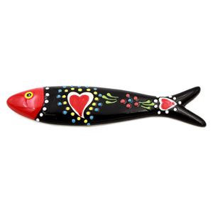 Hand Painted Traditional Portuguese Ceramic Wall Sardine