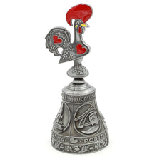 Load image into Gallery viewer, Zinc Alloy Traditional Portuguese Rooster Hand Bell Souvenir From Portugal GS3482
