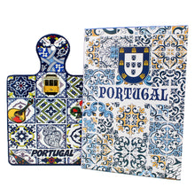 Load image into Gallery viewer, Traditional Portuguese Tile Pattern Cutting Serving Board
