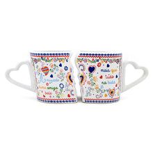 Load image into Gallery viewer, Portuguese Ceramic Twin Coffee Mug Souvenir From Portugal
