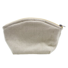 Load image into Gallery viewer, Grape Linen Cosmetic/Toiletry Bag
