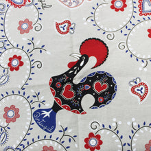 Load image into Gallery viewer, 100% Cotton Limol Portuguese Rooster Made in Portugal Tablecloth
